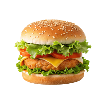 Chicken Cheese Hot Burger