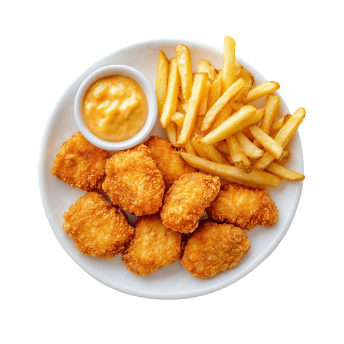Chicken Nuggets & Fries (6pcs)